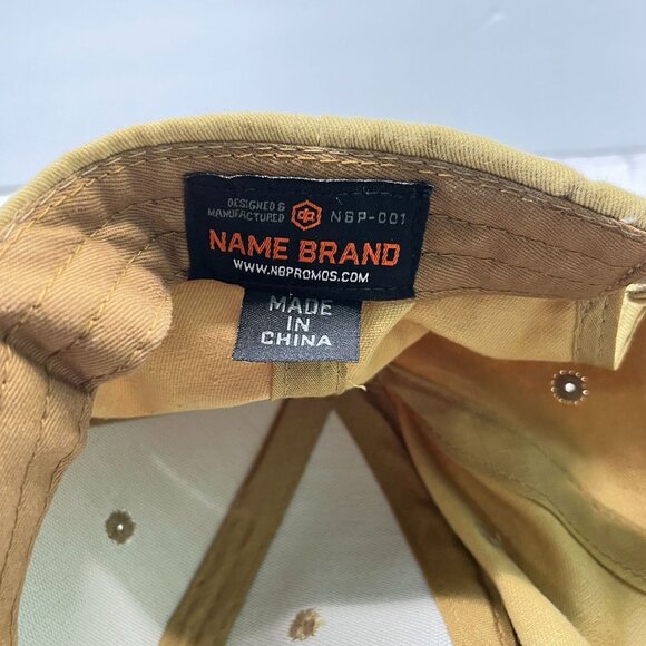 Idaho State Camo Strapback Hat Support Our Troops Baseball Cap Brown stampede - Picture 5 of 9